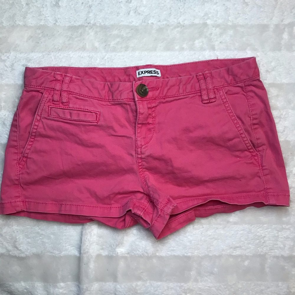 Express pink shorts